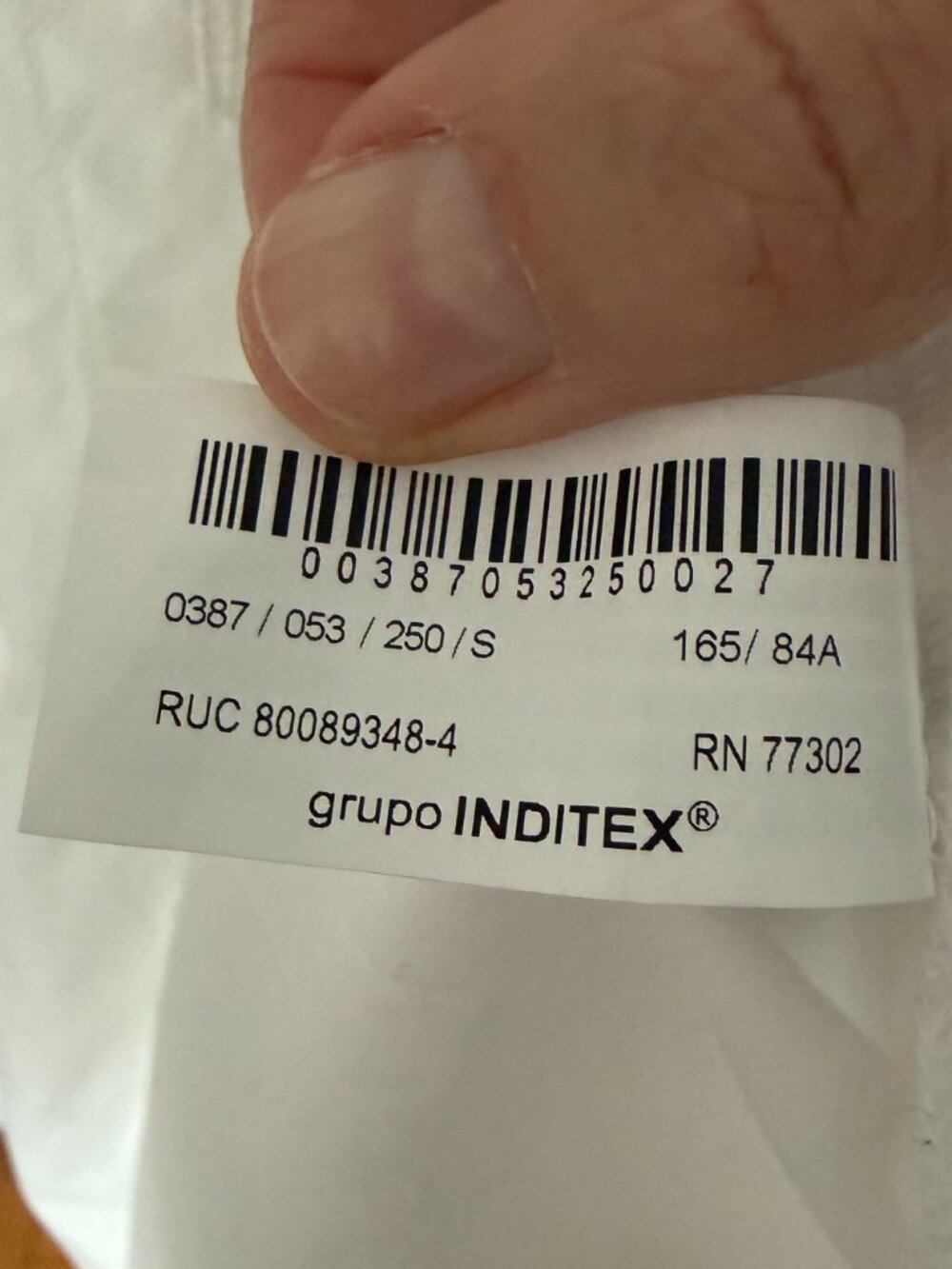 ZARA FITTED WAIST POPLIN DRESS IN WHITE SIZE SMALL - Picture 7 of 9